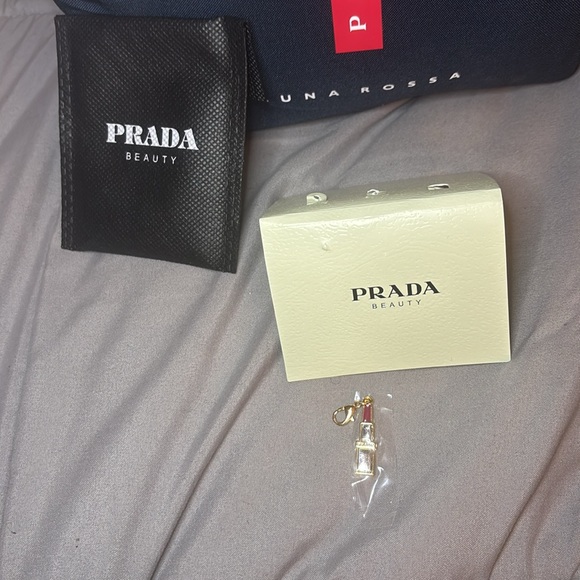 Prada Beauty Charm Set - Pink, Gold, Red - Picture 7 of 9